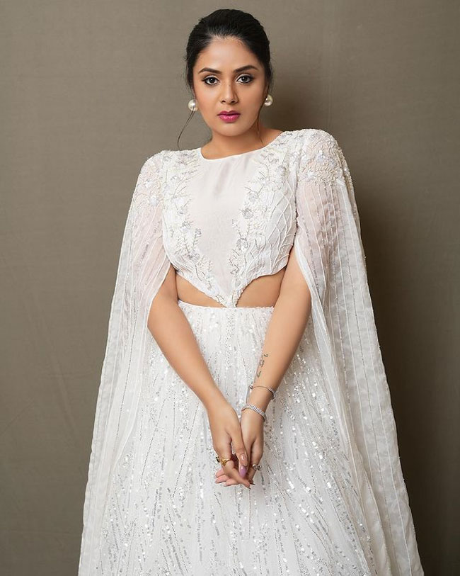 Staggering Looks Of Sreemukhi In White